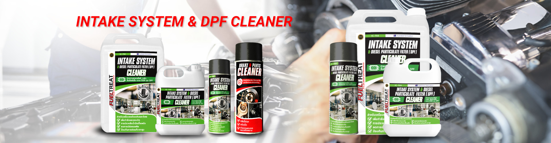 DPF & Intake Cleaner Fueltreat Thailand